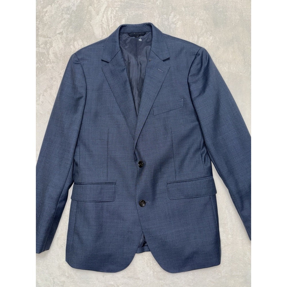 Bonobos Men's Navy Blue Stretch Wool Slim Fit Suit Jacket Size 38